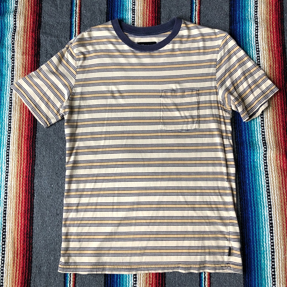 Brixton stripe t-shirt size medium